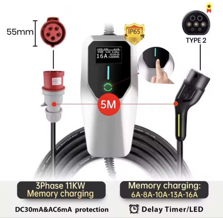 Incarcator masina electrica statie incarcare trifazata 11kw SIGILAT!!!