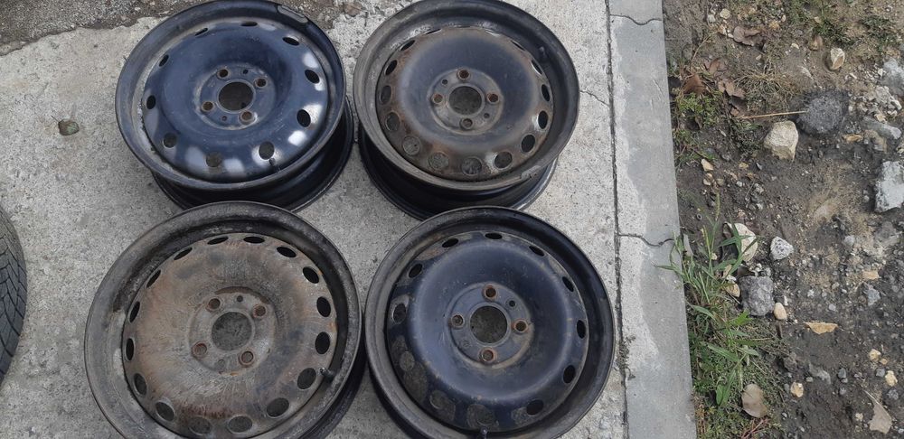 Зимни гуми и железни джанти+алуминиеви