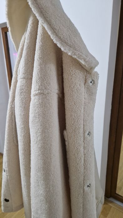 Jacheta Blană Albă Zara