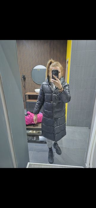 Дамско зимно яке хс,с  и  черно дълго яке