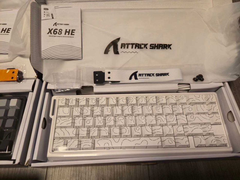 Attack Shark X68 HE - Tastatura Magnetica 65% Hall Effect 8000Hz RT 8K