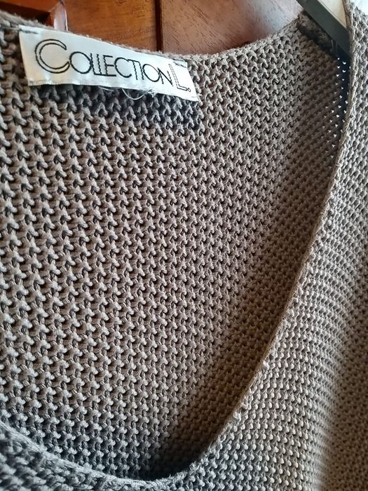 Pulover subțire lung din bumbac 100 %