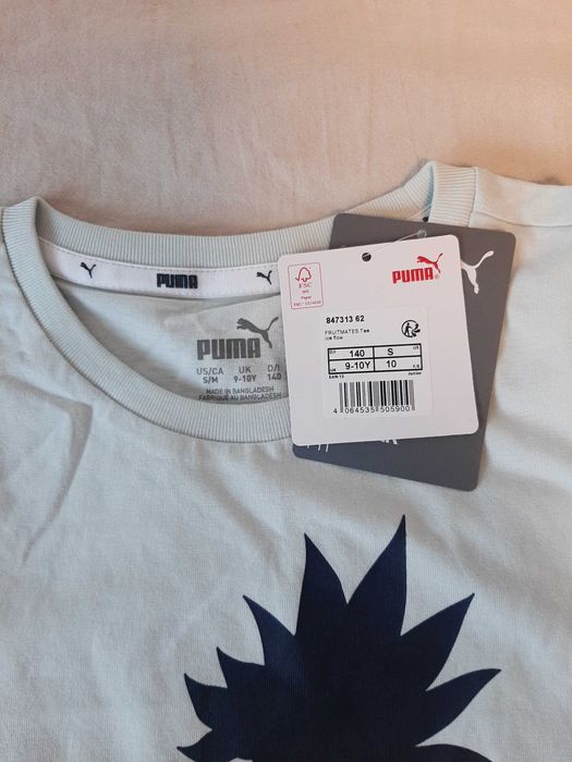 Нова детска тениска Puma 9-10г.