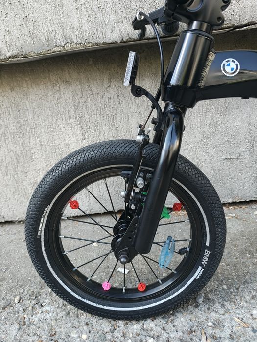 Bicicletă copii BMW Kidsbike 14 Zoll 2 in 1 negru model 2021
