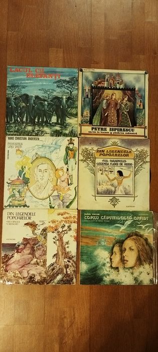 Discuri /Viniluri vechi românești cu povesti și basme