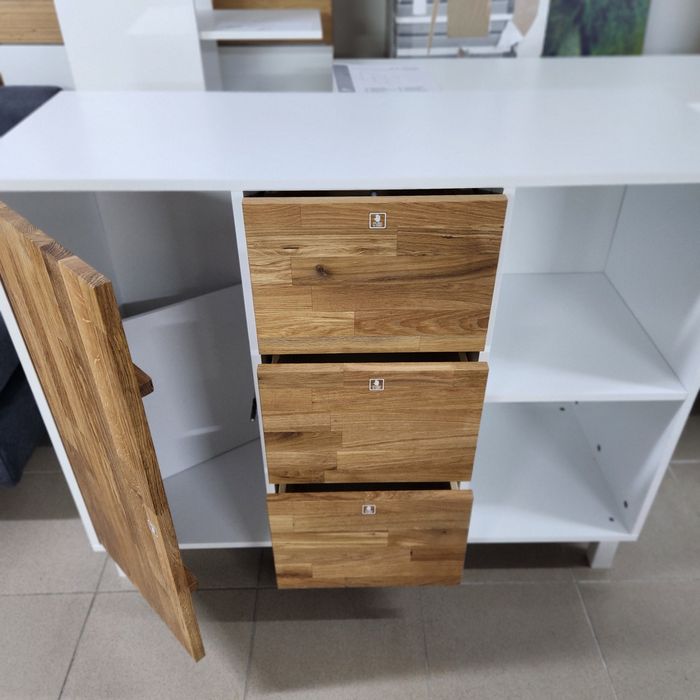 NOU Comoda lemn 110cm