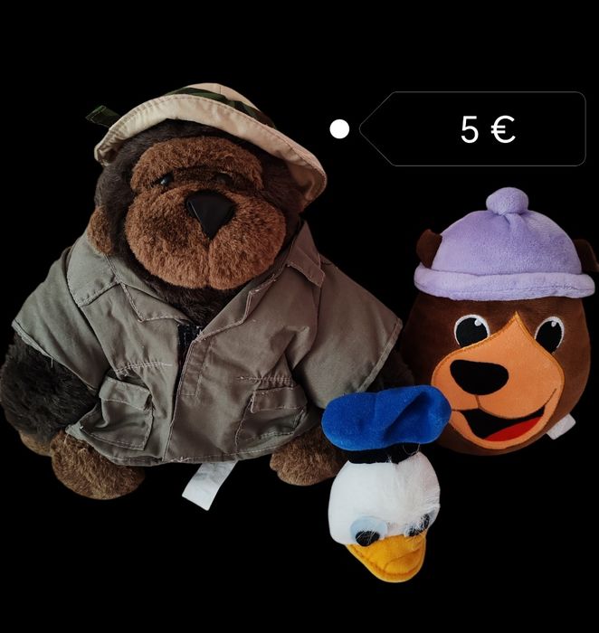 Плюшени играчки. Отстъпка при поръчка на повече играчки.