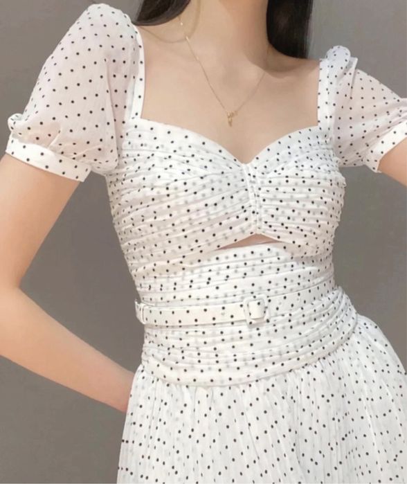 Рокля Self- Portrait polka dot xs