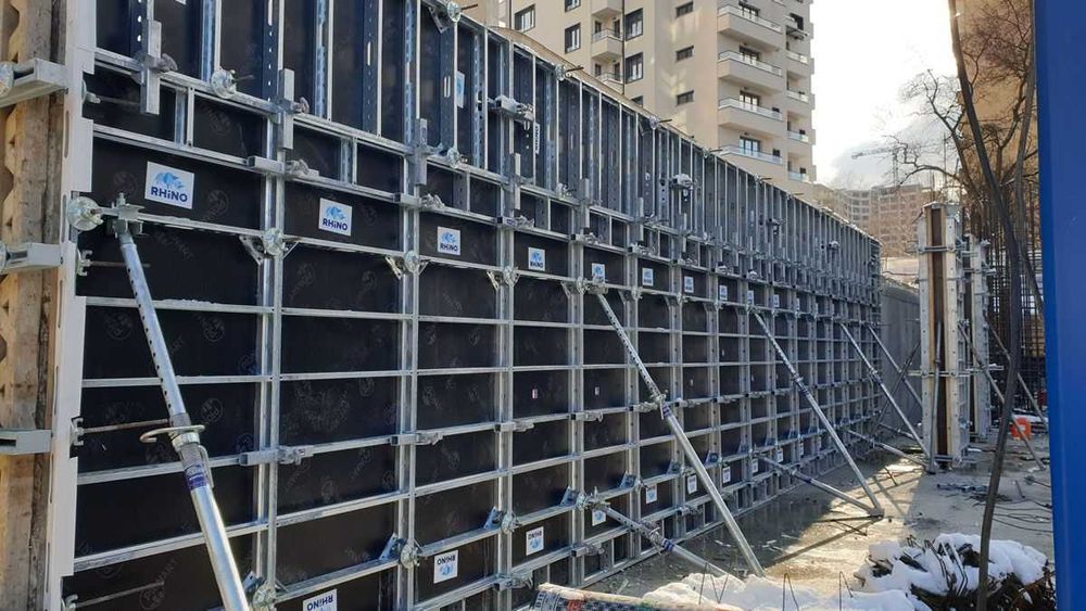 НОВ рамков кофраж за стени и колони, поцинкован, 3,0 м - 135 кв.м