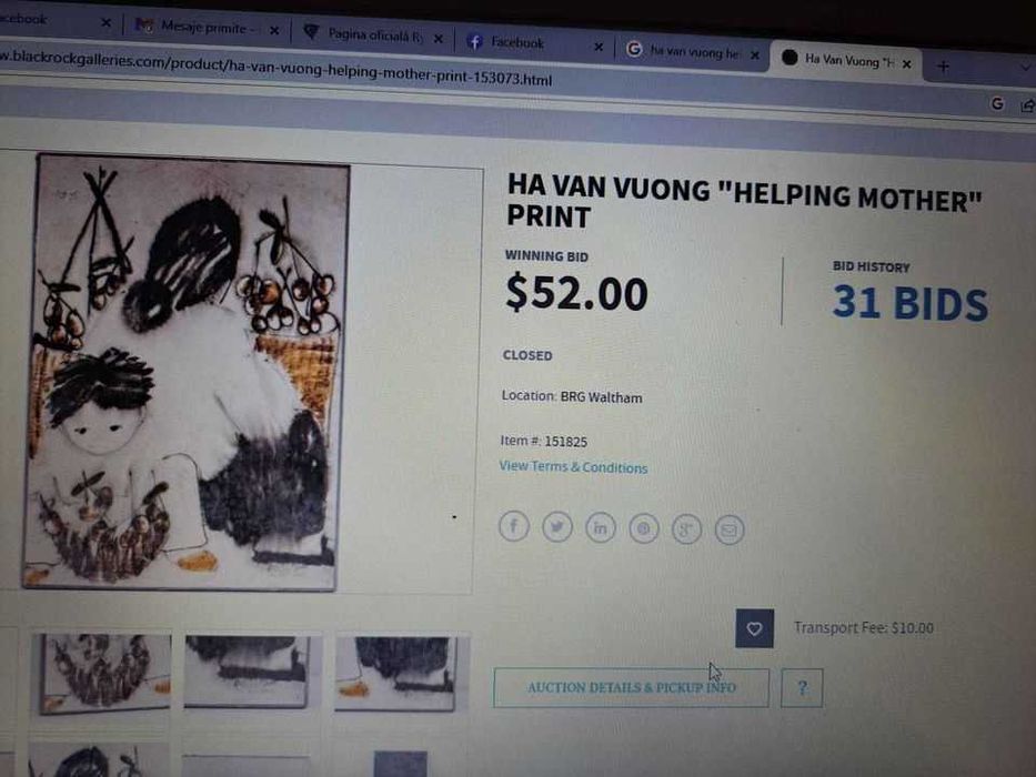 2 tablouri creion semnate-dedicatie provenienta Anglia