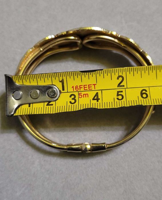 Brățară vintage Cloisonne, Art Nouveau, anii '80