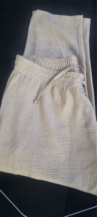 Compleu camasa + pantaloni lungi vara babs beige