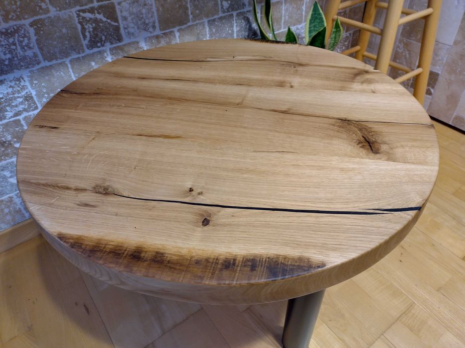 Mese lemn masiv de stejar/ măsuță cafea lemn masiv cu rășină epoxidică