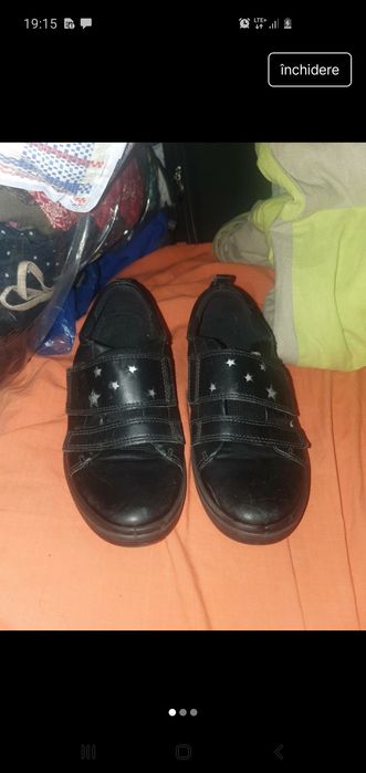 Pantofi copii Ecco de piele 34