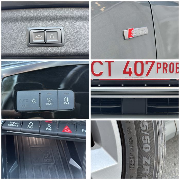 Audi Q3 SLine/NardoGray/Anvelope NOI/Cutie Automata/Virtual cockpit/Faruri stopuri Full LED/Semnalizari dinamice/Lane assist/Franare automata/Garantie