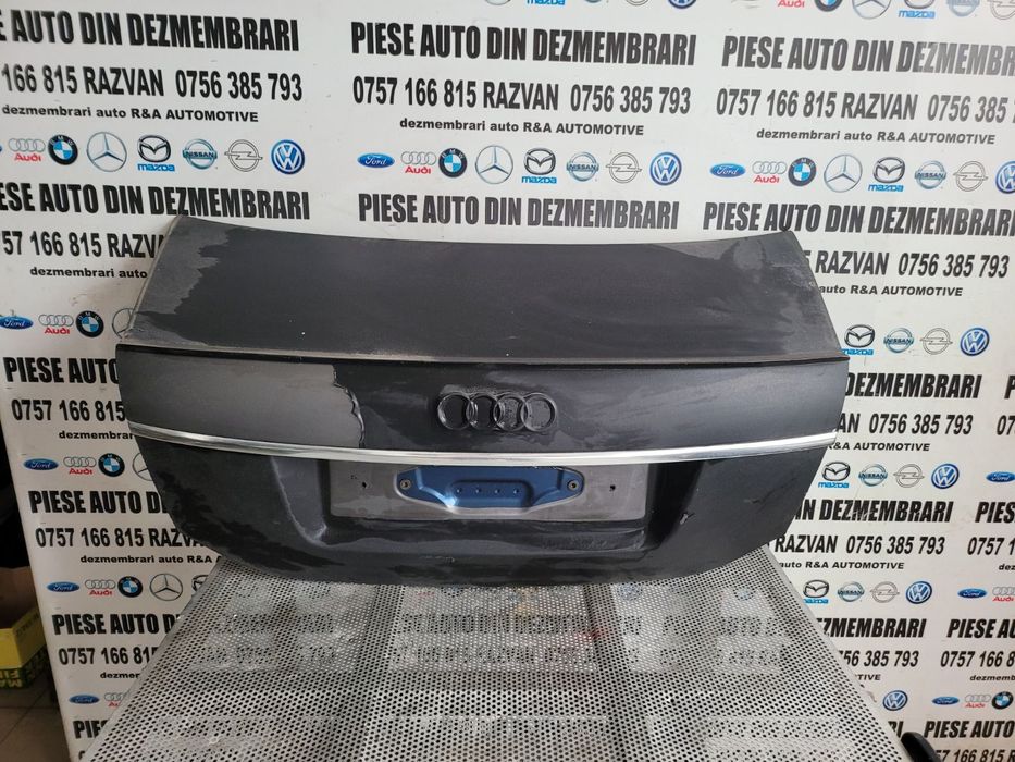 Capota Spate Portbagaj Haion Hayon Audi A6 4F C6 An 2006-2011 Culoare Gri/Este Infoliat Negru