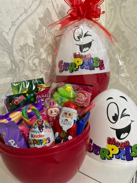 Киндер бокс подарок новогодний сладости