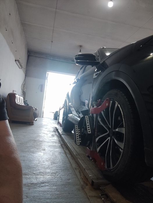 Регулировка развала на компьютерном оборудовании