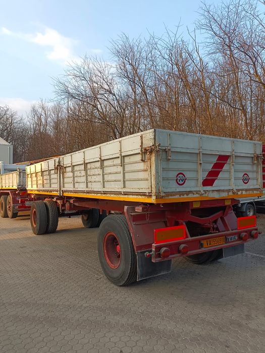 Remorca agricolă basculabila pe arcuri