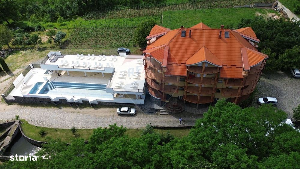 DE VANZARE Pensiune cu piscina, pastravarie, zona spa locatie de vis