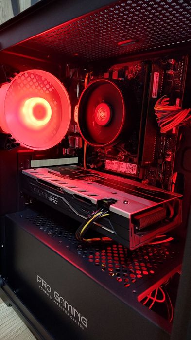 Pc gaming Rx 580/Ryzen 5 1600AF/16gb ram Gta V Fortnite Cs 2