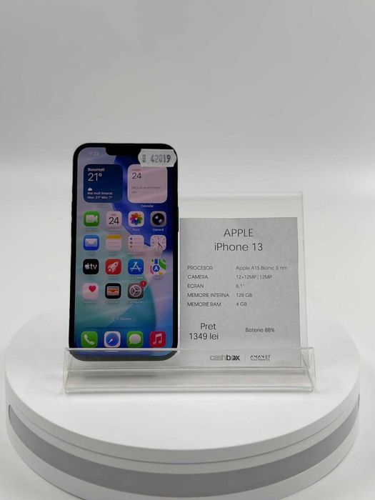 Iphone 13 128GB Bat 88 Garantie 24 Luni CashBox