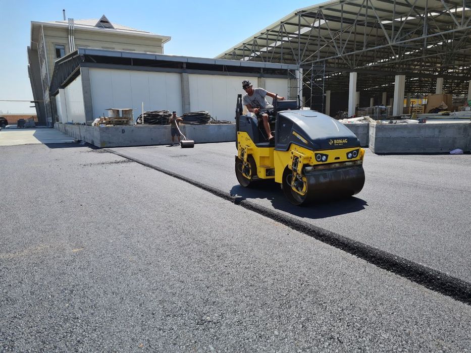 Асфальтирование дорог в Ташкенте и Ташкентских областях.