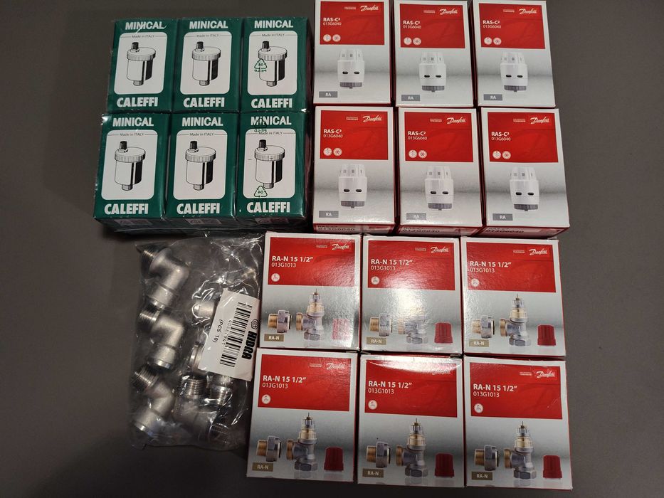 Kit robineți termostatați Danfoss - 6 buc.
