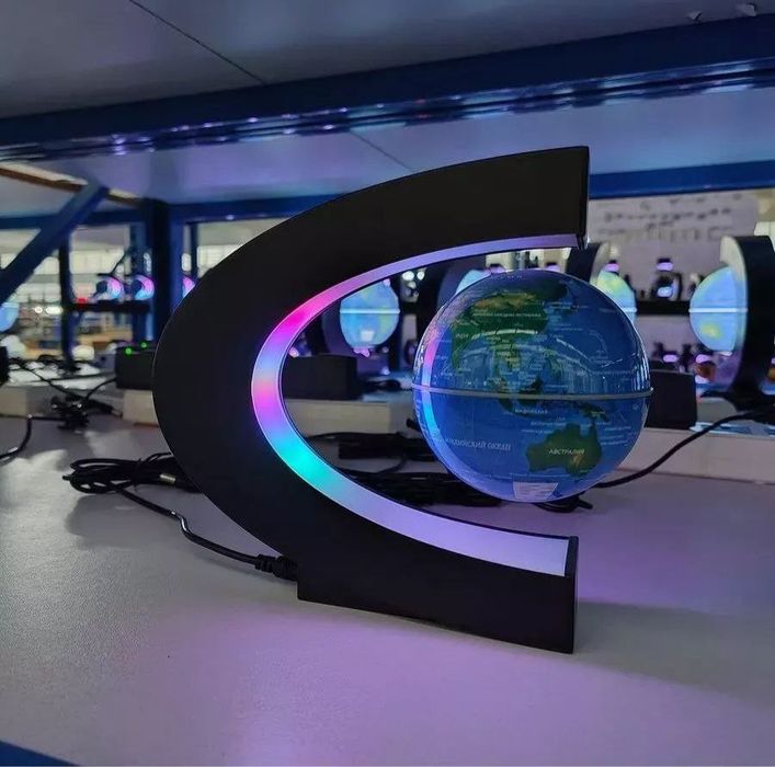 Левитирующий глобус анти гравитация с Led подсветкой