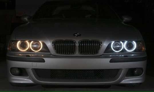 Енджъл айс БМВ Е39 М5 бял BMW E60 M5 до фейслифт 60W 530 М пакет ЛЕД М