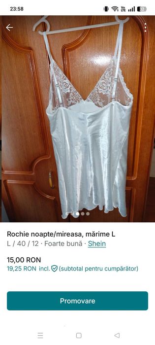 Rochie noapte dama mărime L