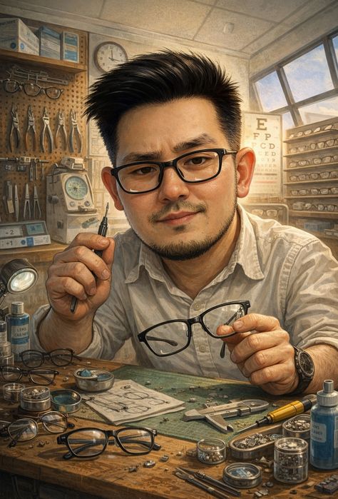 Ремонт очков оперативно