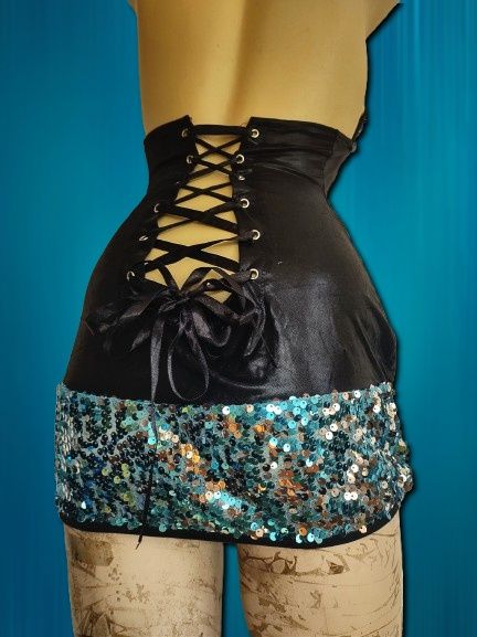 Rochie Lenjerie Noua Sexy Scurta Paiete Corset Elastica XS S M L