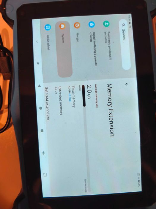 Нов детски таблет EagleSoar 7” (10GB RAM / 64GB ROM / Android 15 / Син)