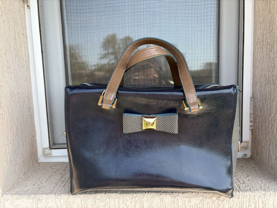 Чанта естествена кожа Doca