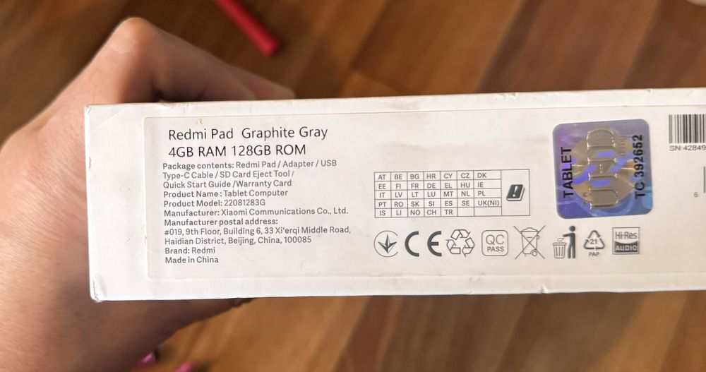 Продам планшет Redmi Pad 128gb