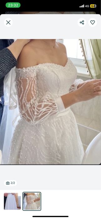 Продам свадебное платье как новое
