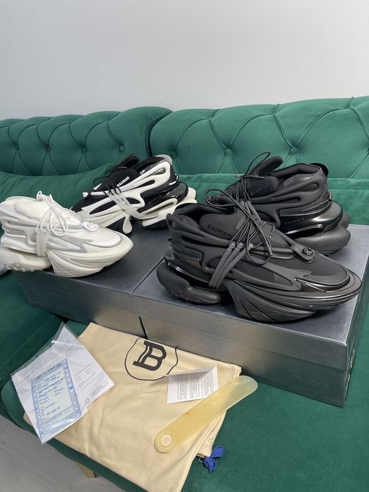 Adidasi Balmain Unicorn piele naturala Premium Full Box