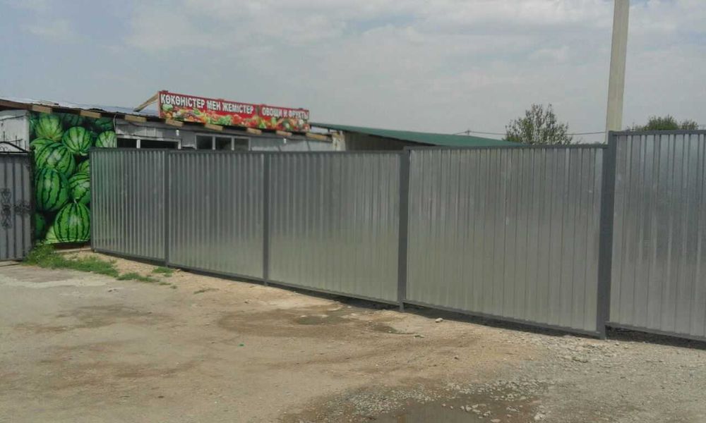 Монтаж Заборов из профнастила от 12 000 тг/кв.м