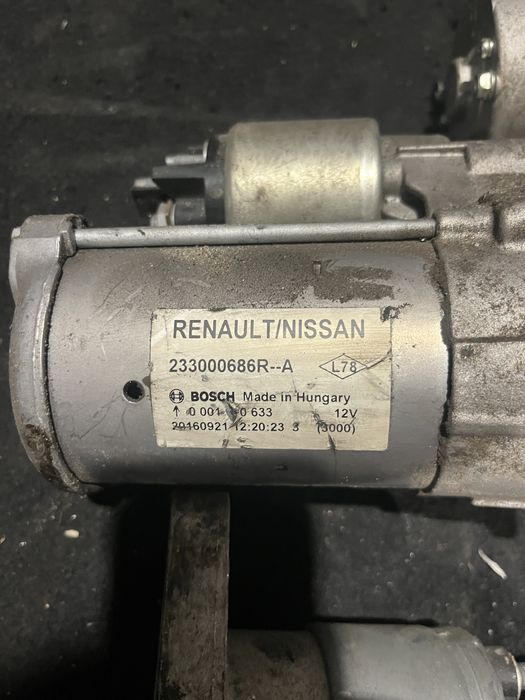 Стартер Рено 1.5 1.6 Дизел 1.2 1.6 бензин 2010-2022г.