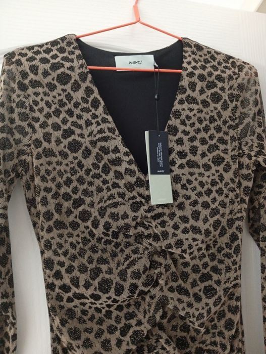 Rochie leopard,mărimea S..noua