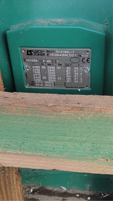 Motor electric trifazat 37 kW Leroy Somer PLS180L-T