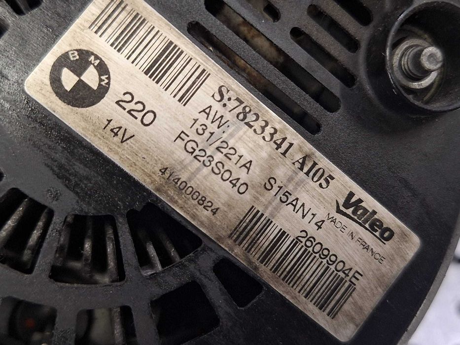 alternator 3.0 d n57d30c bmw seria 5 f11 7823341ai05  2609904e