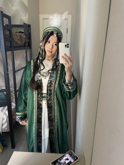 Этно, казахское платье, образ на прокат