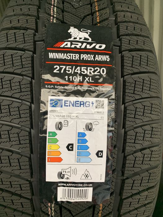 Зимен Спорт Пакет ARIVO 275/45R20 305/40R20 НОВ DOT 2754520  3054020