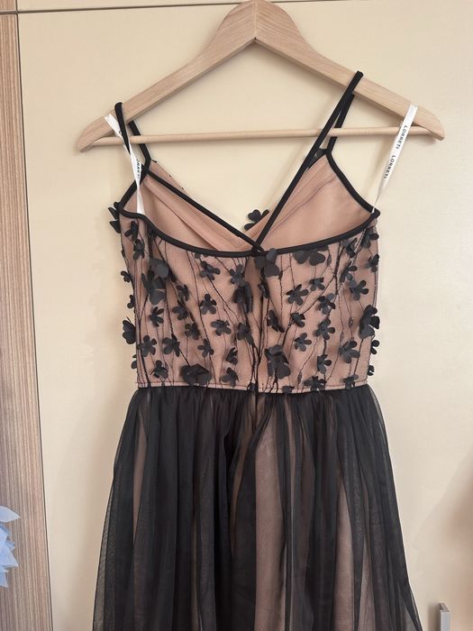 Мини рокля ARIA Lorreti дантела тюл размер XS - M