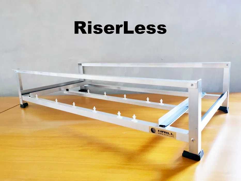 Стойка за AI компютър майнинг алуминиева рамка кейс шаси риг кутия