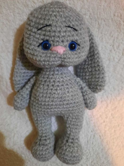 Плетена Амигуруми играчка -коте, змия, мече, пингвин, хипо, зайче