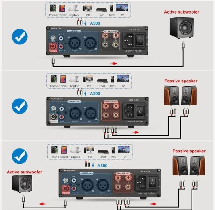 Aiyima a300 услителы 300 вт 2х оргинал