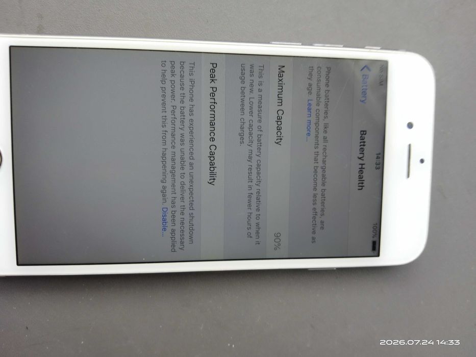 СПЕШНО Iphone 6 16GB, 90% батерия ДО16Ч !!!